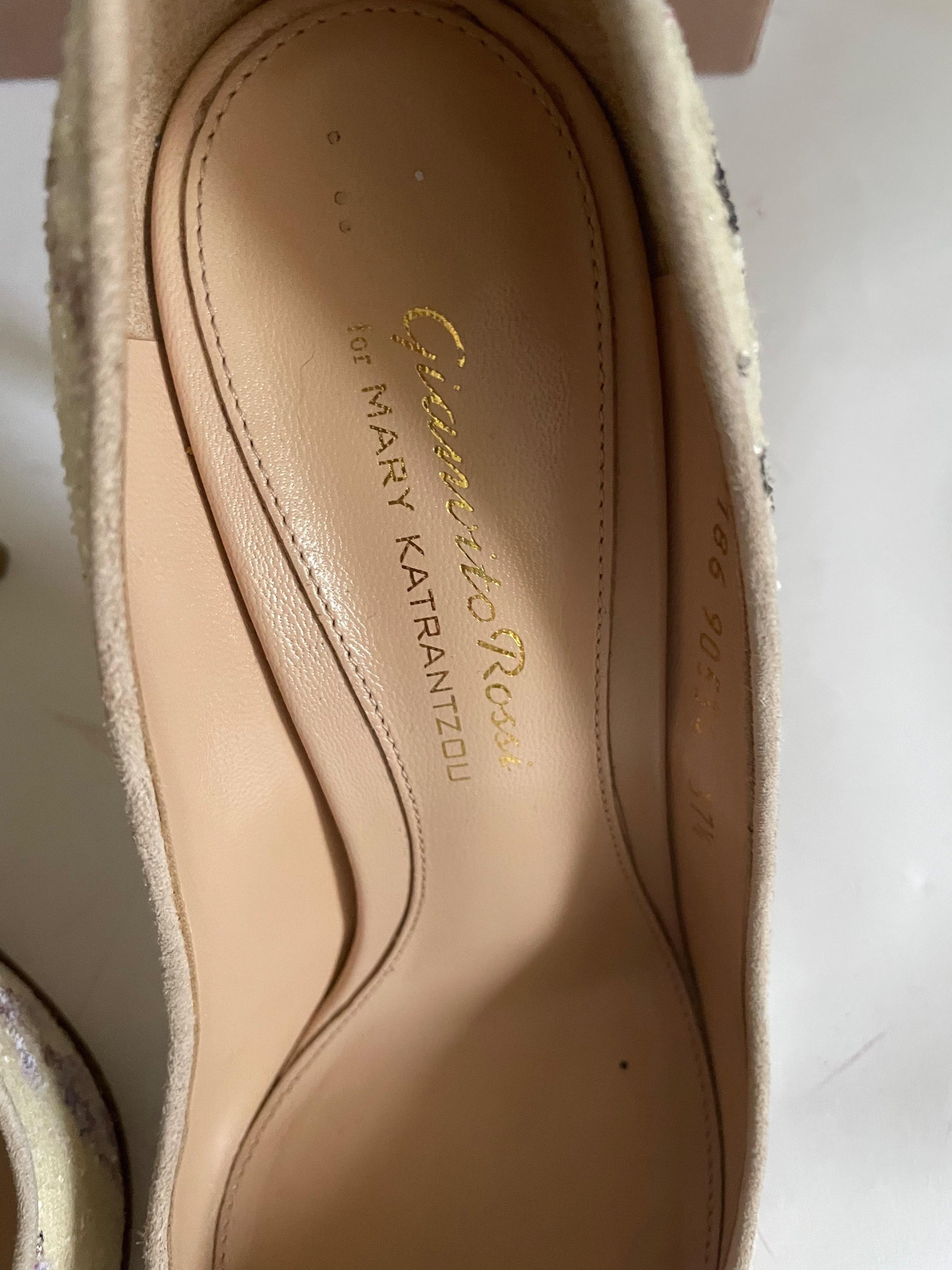 for Mary Katrantzou Floral Pumps