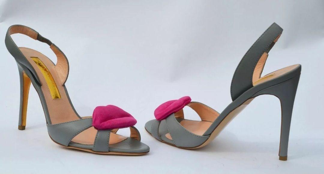 Frisia Graphite Grey Nappa Sandals