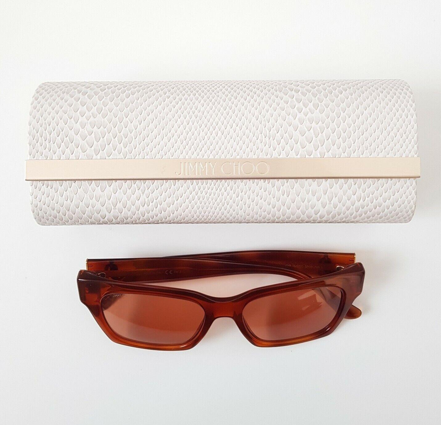 Havana Square Framed Caramel/Red Sunglasses