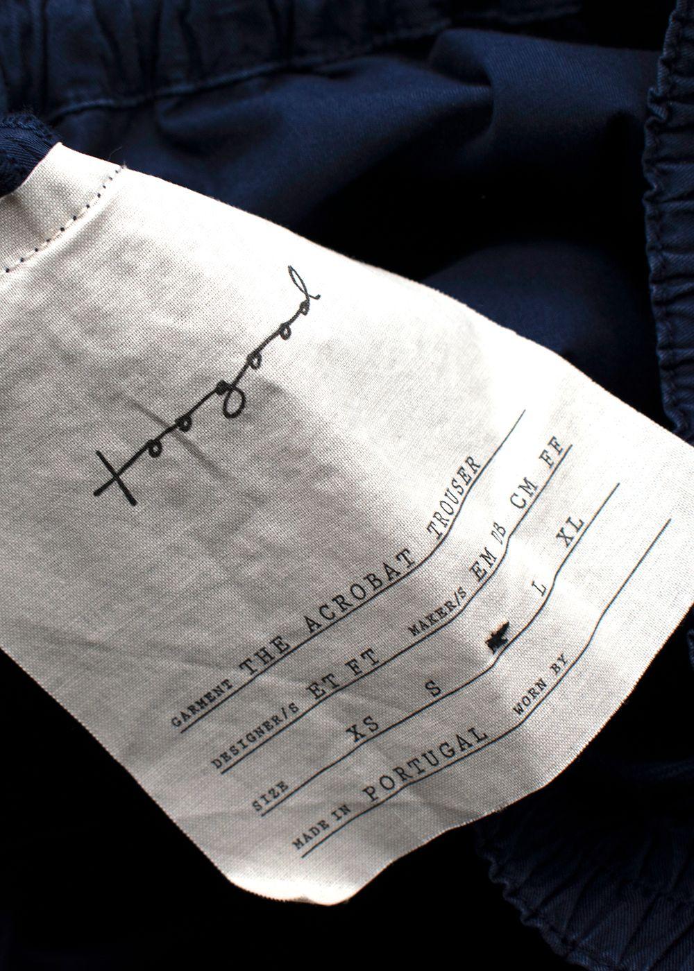 Toogood 'The Acrobat Trouser' in Navy
