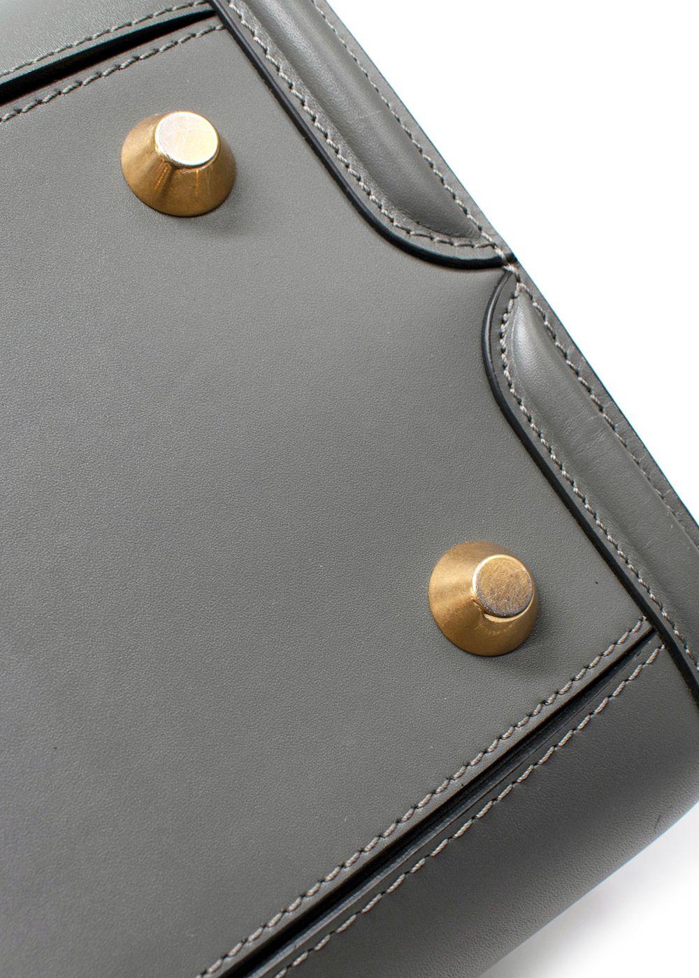 Alexander McQueen Grey Leather Heroine Bag