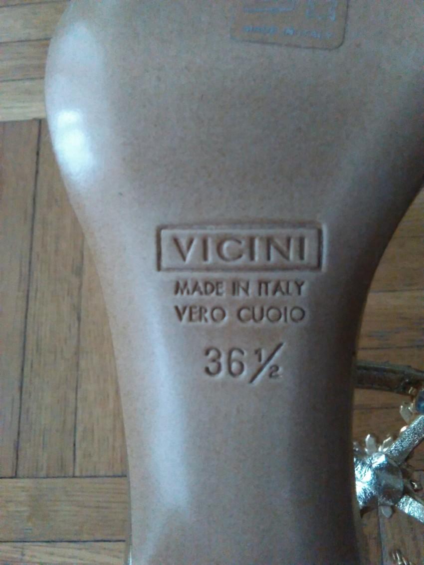 Vicini Embellished Leather Sandals