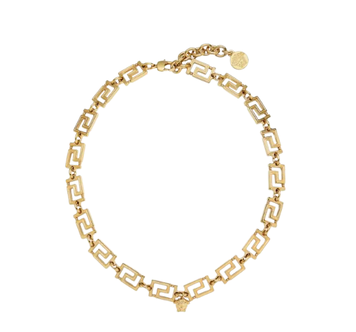 Gold Metal Choker Necklace