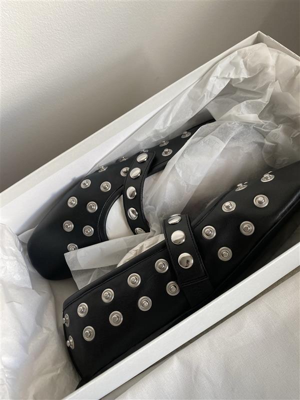 Stella McCartney Black Ryder Ballet Flats