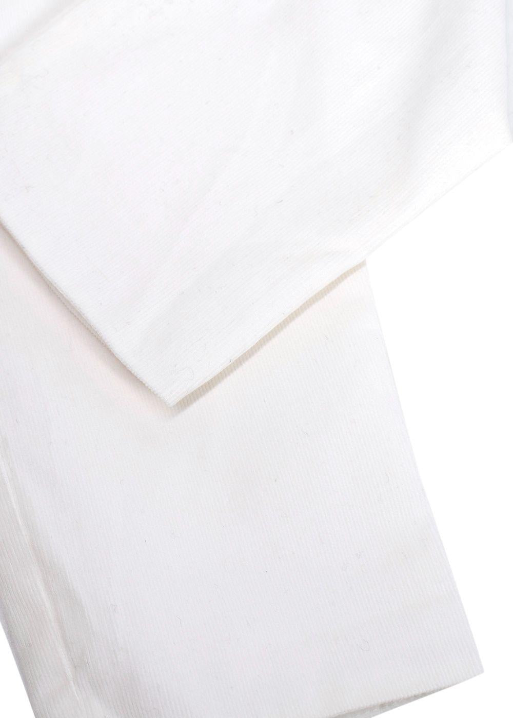 Marie Chantal White Paper Bag Trousers (18 Months)