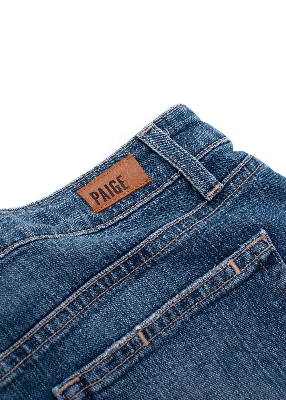 Paige Distressed Denim Keira Shorts
