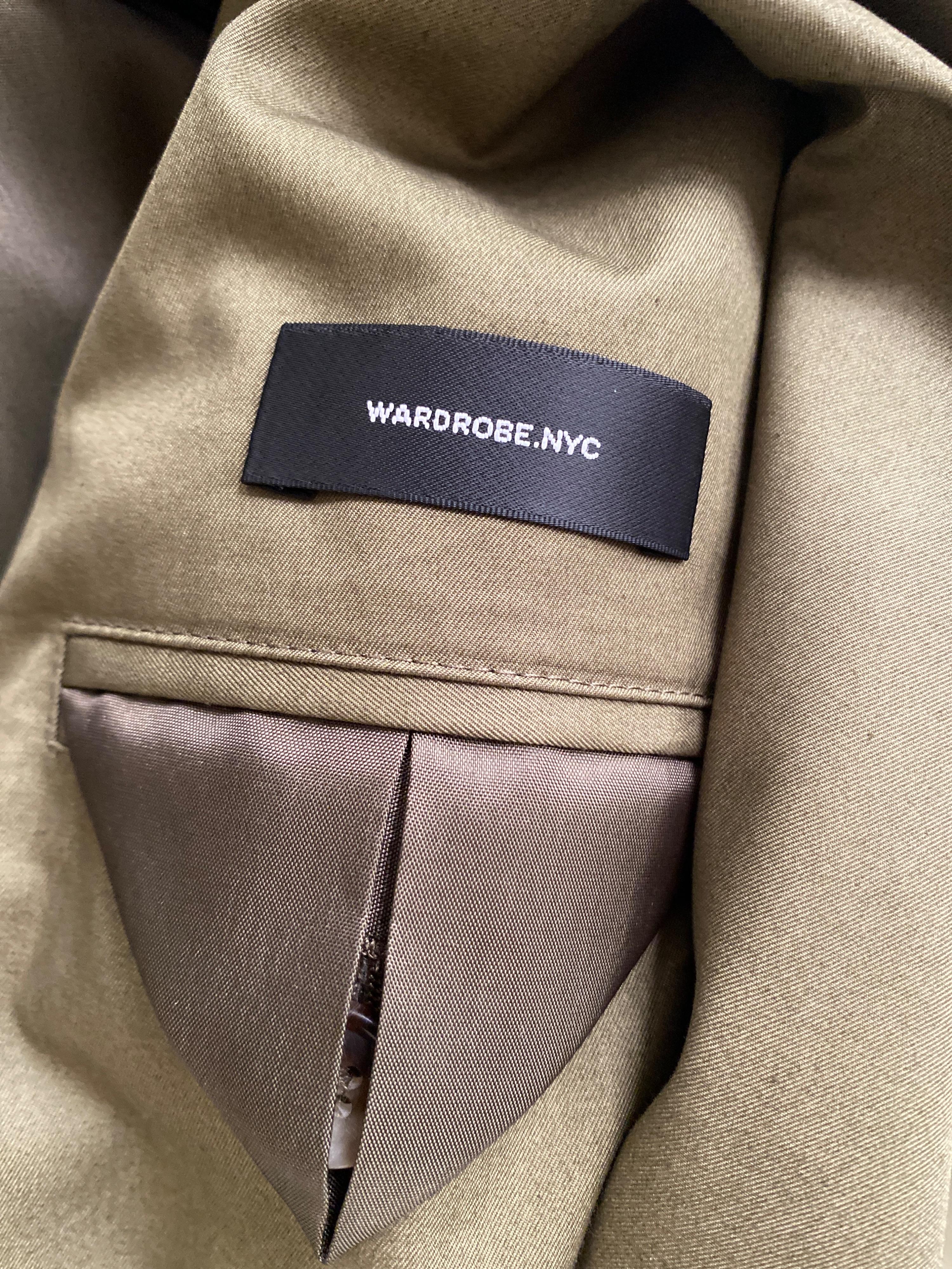 Wardrobe Nyc Khaki Double Breasted Trench Coat