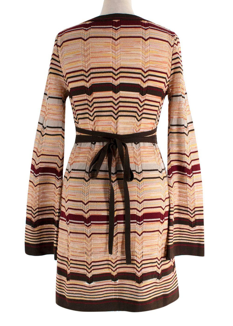 Missoni Stripe Multicolour Belted Dress