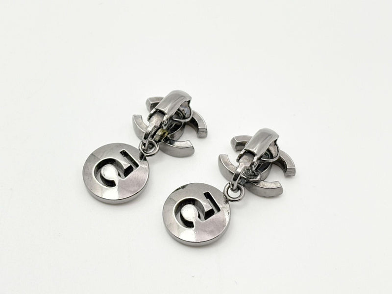 Chanel Number 5 Logo Earrings