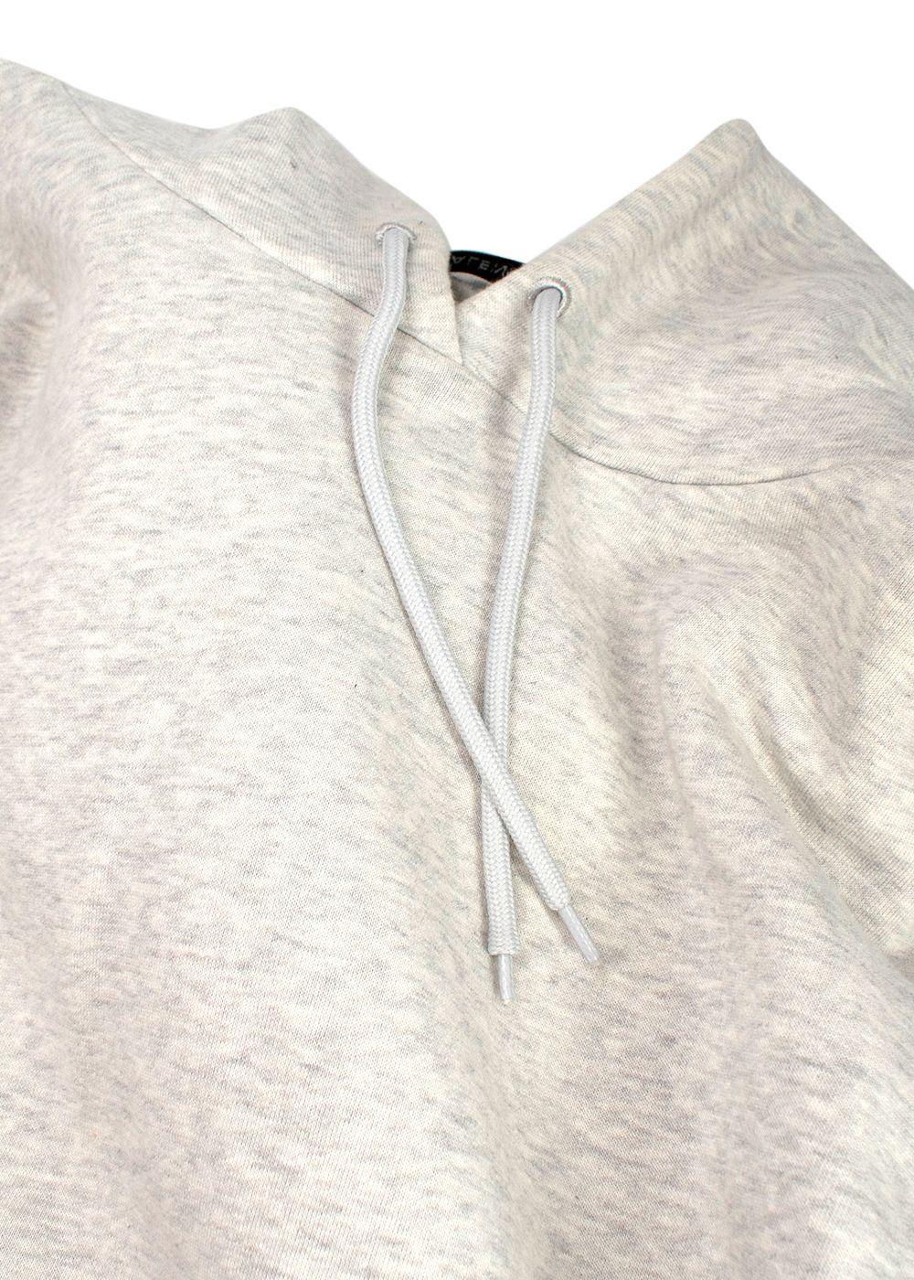 Balenciaga Grey Hoodie with Pink Logo