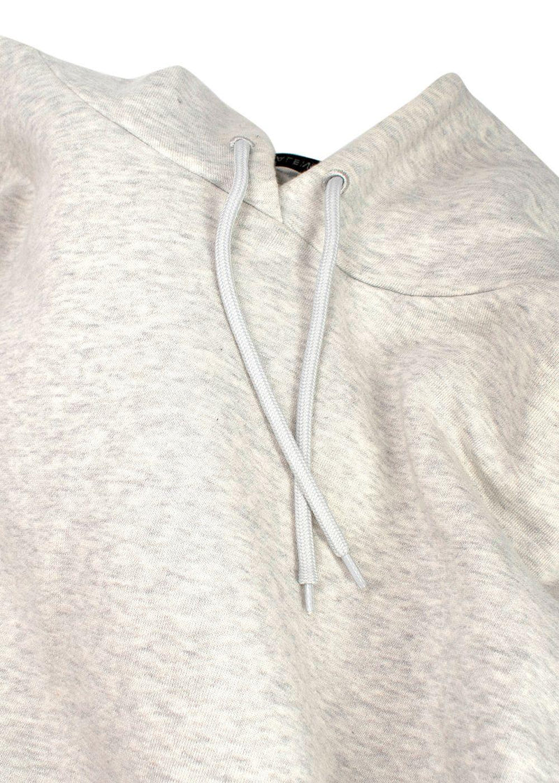 Balenciaga Grey Hoodie with Pink Logo