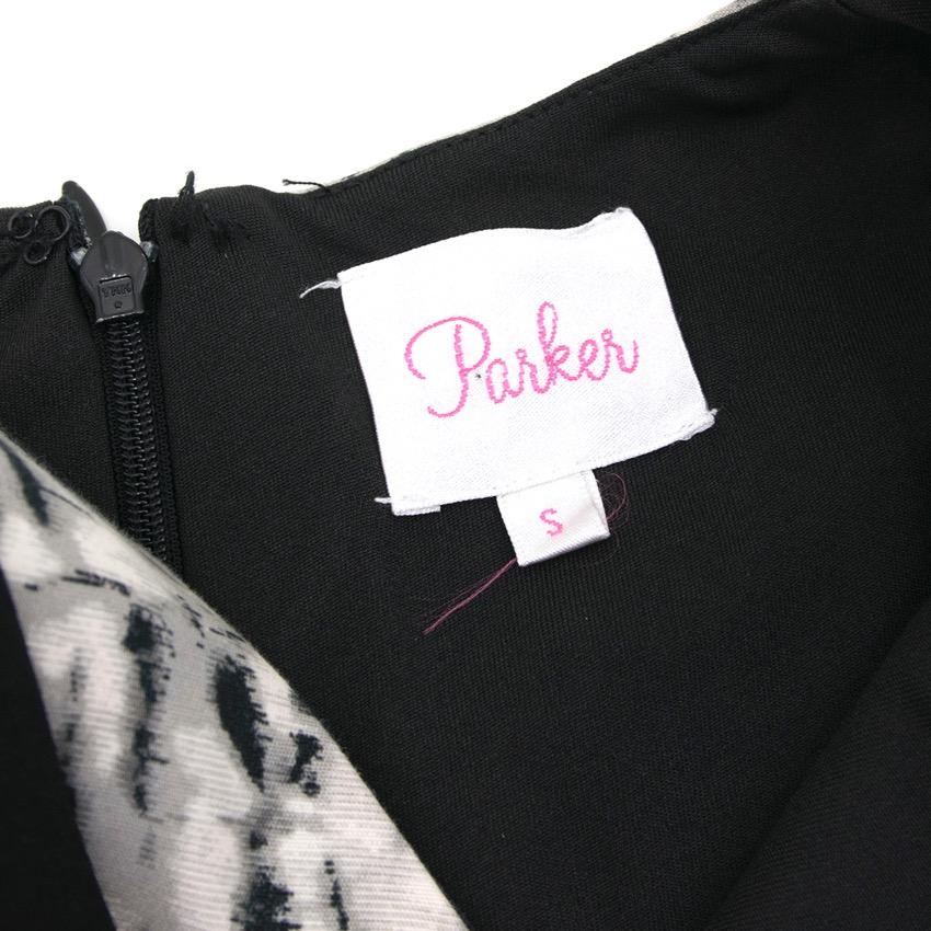 Parker Black Pattern Bodycon Dress