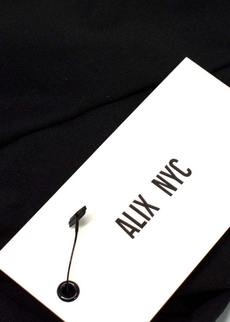 Alix NYC Black Cross Strap Medina Bodysuit