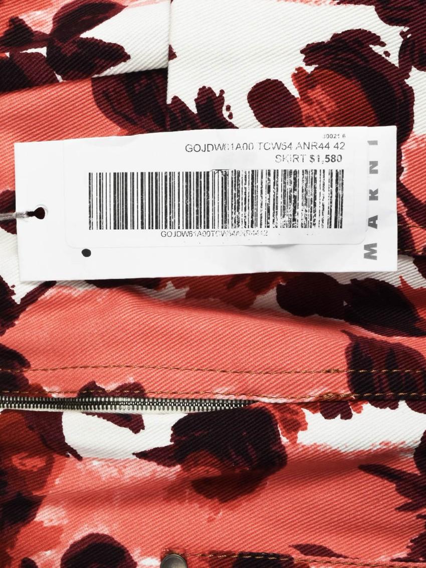 Marni Anita Floral Print Wrap Skirt