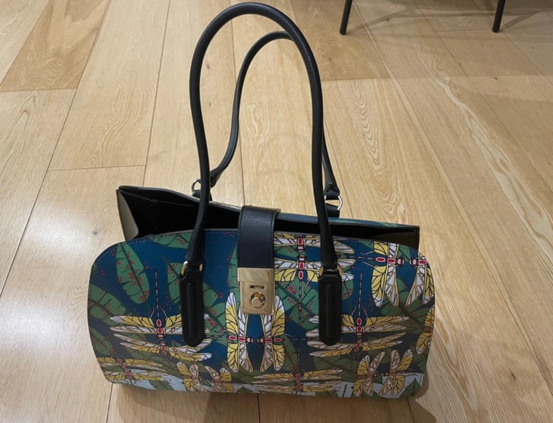 Furla Dragonfly Print Tote