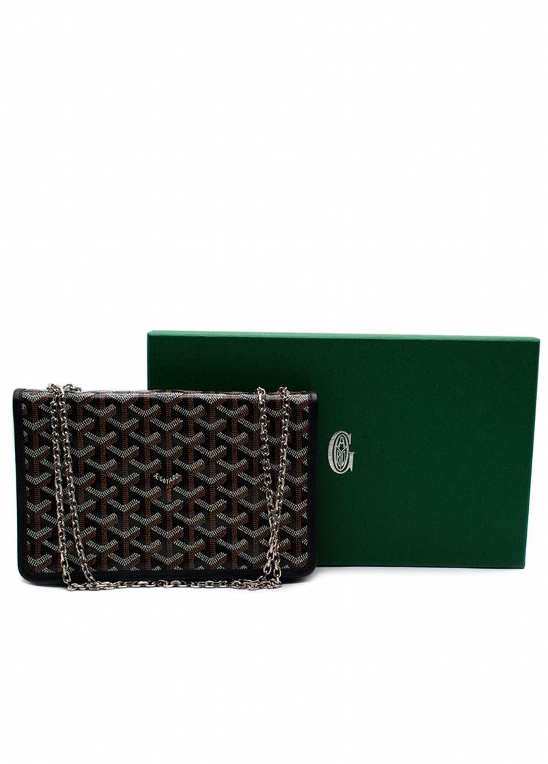 Goyard Black Alexandre III Chain Shoulder Bag