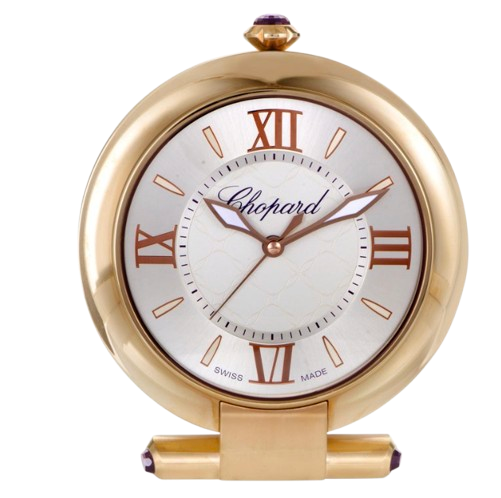 Chopard Imperiale Rose Gold Alarm Clock And Pen
