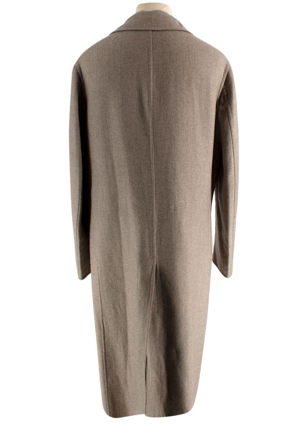 Asprey Beige Cashmere Long Coat