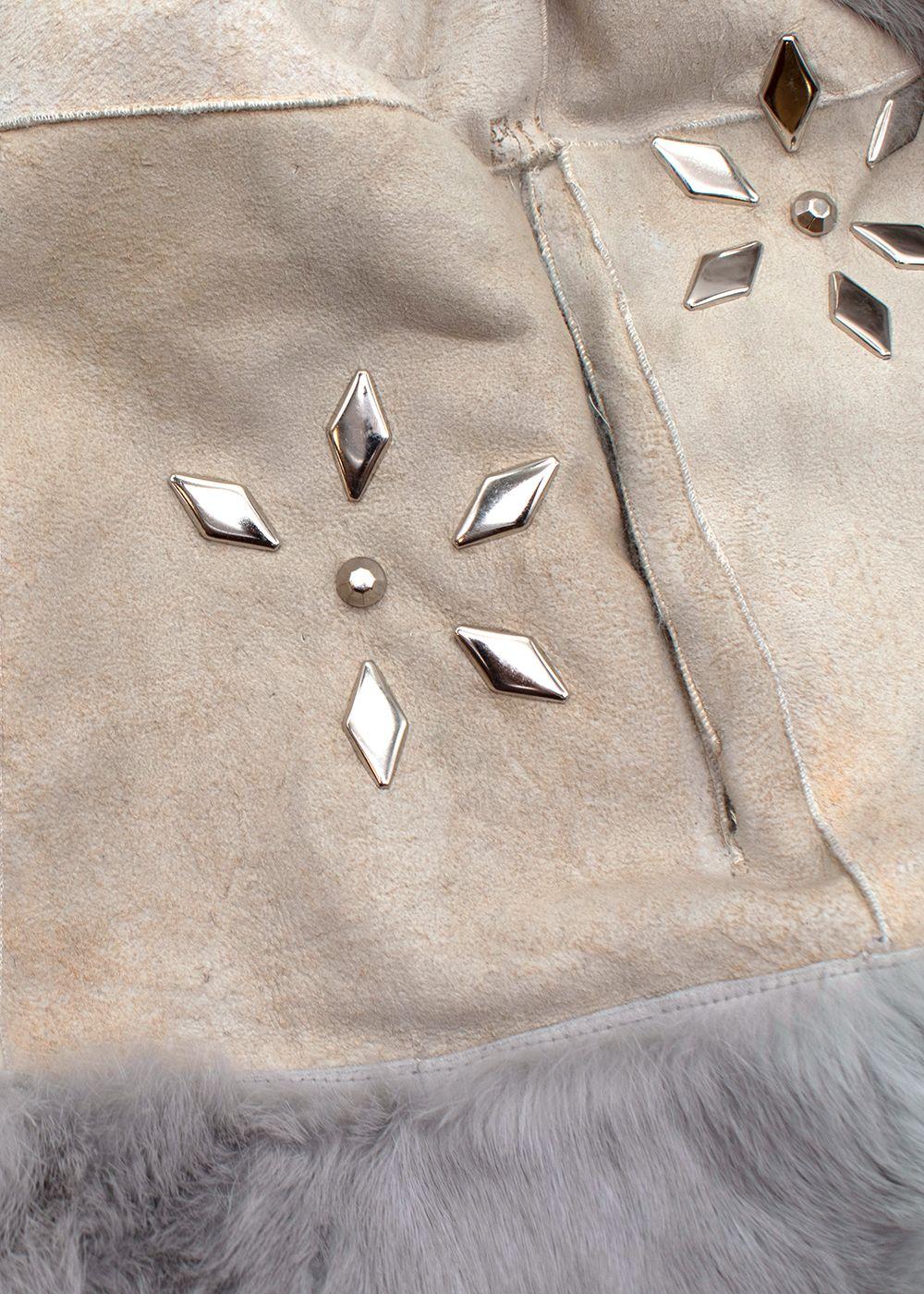 Vintage Fur Lined Embellished Penny Lane Coat