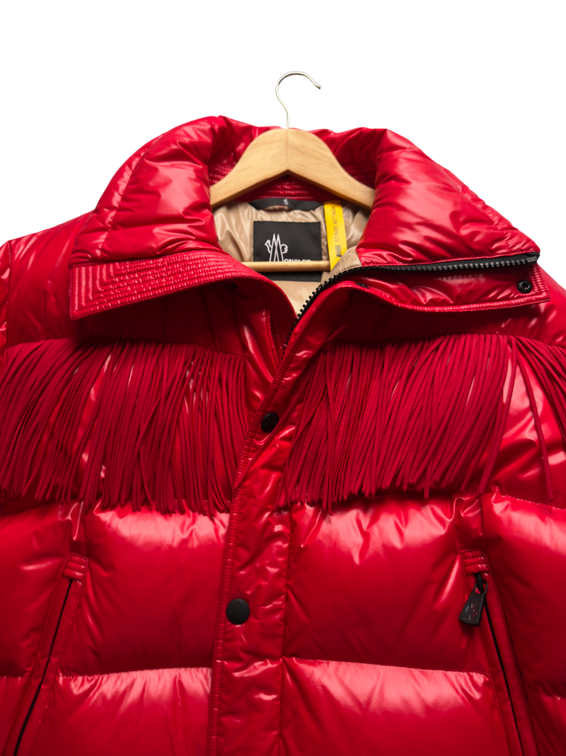 Moncler Red Arlaz Puffer Jacket
