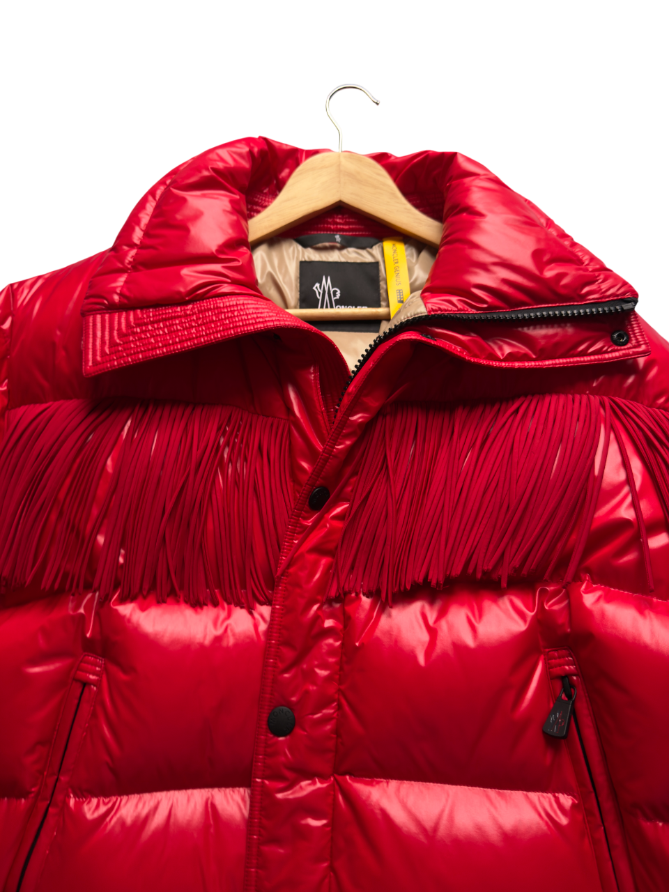 Moncler Red Arlaz Puffer Jacket