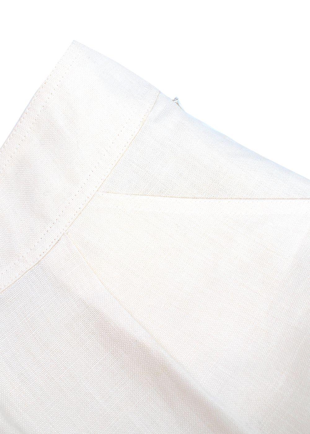 Matthew Williamson Cream Linen Shorts