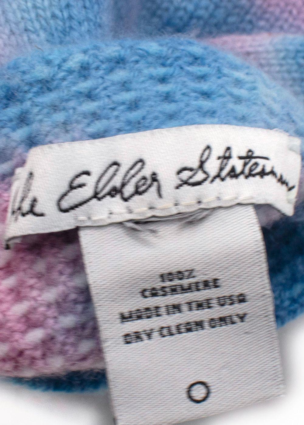 The Elder Statesman Tie-Dye Fingerless Gloves