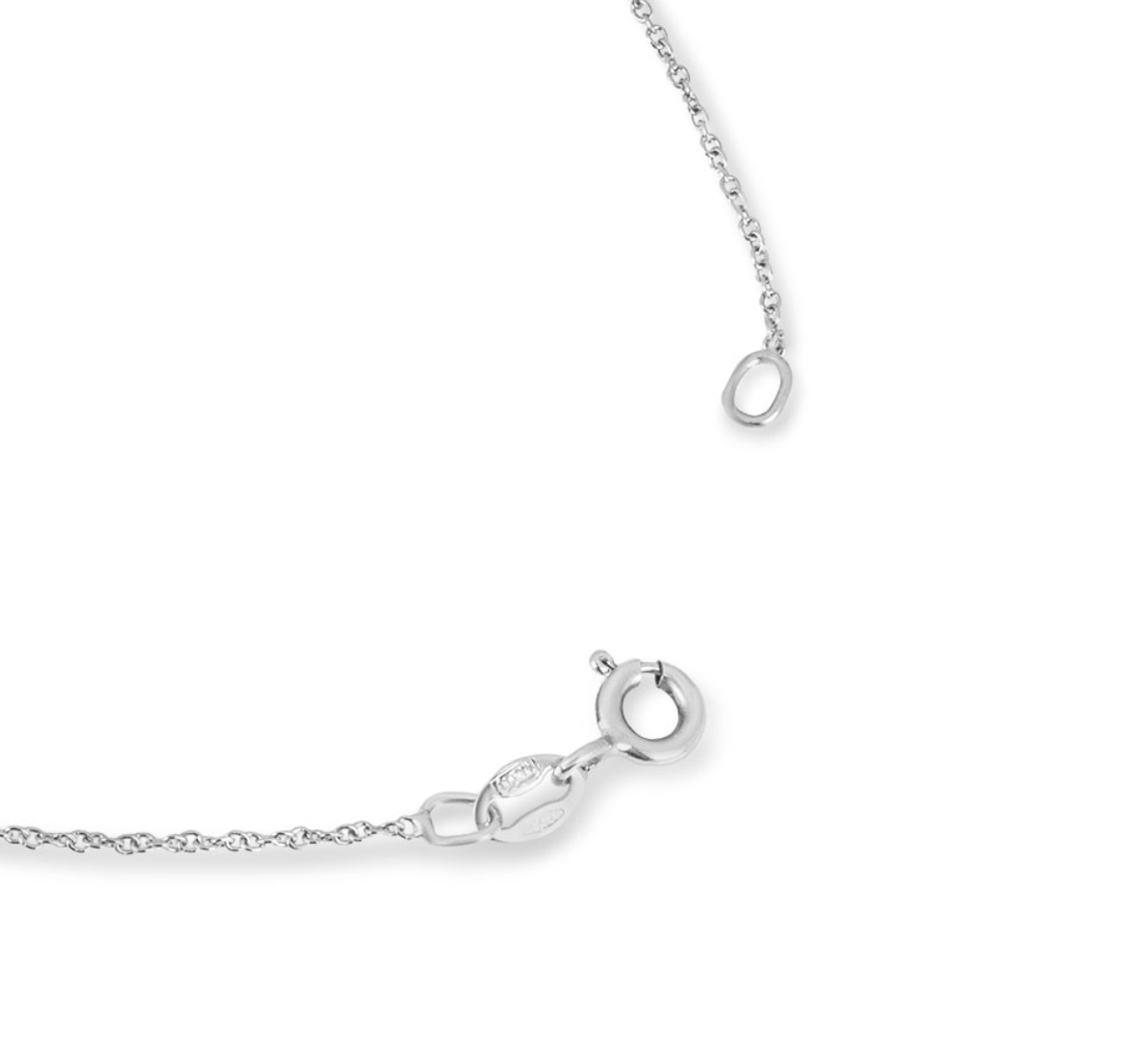 White Gold Round Brilliant Cut Diamond Pendant Necklace 1.50ct