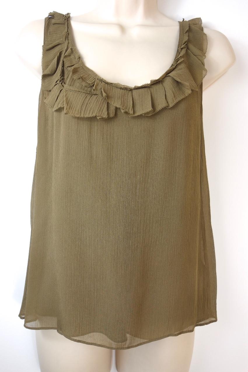 Burberry Brit Silk Chiffon Top