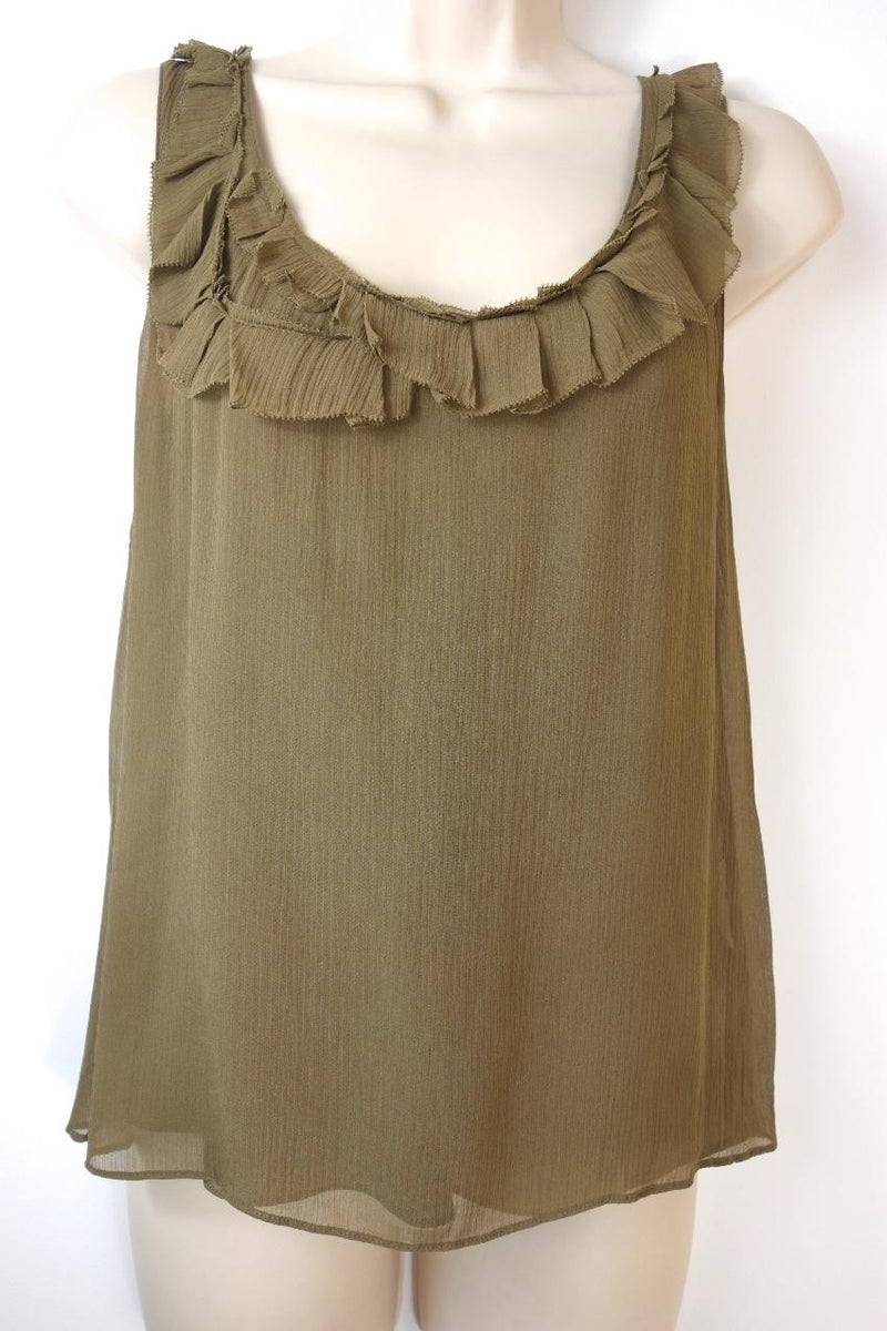 Burberry Brit Silk Chiffon Top