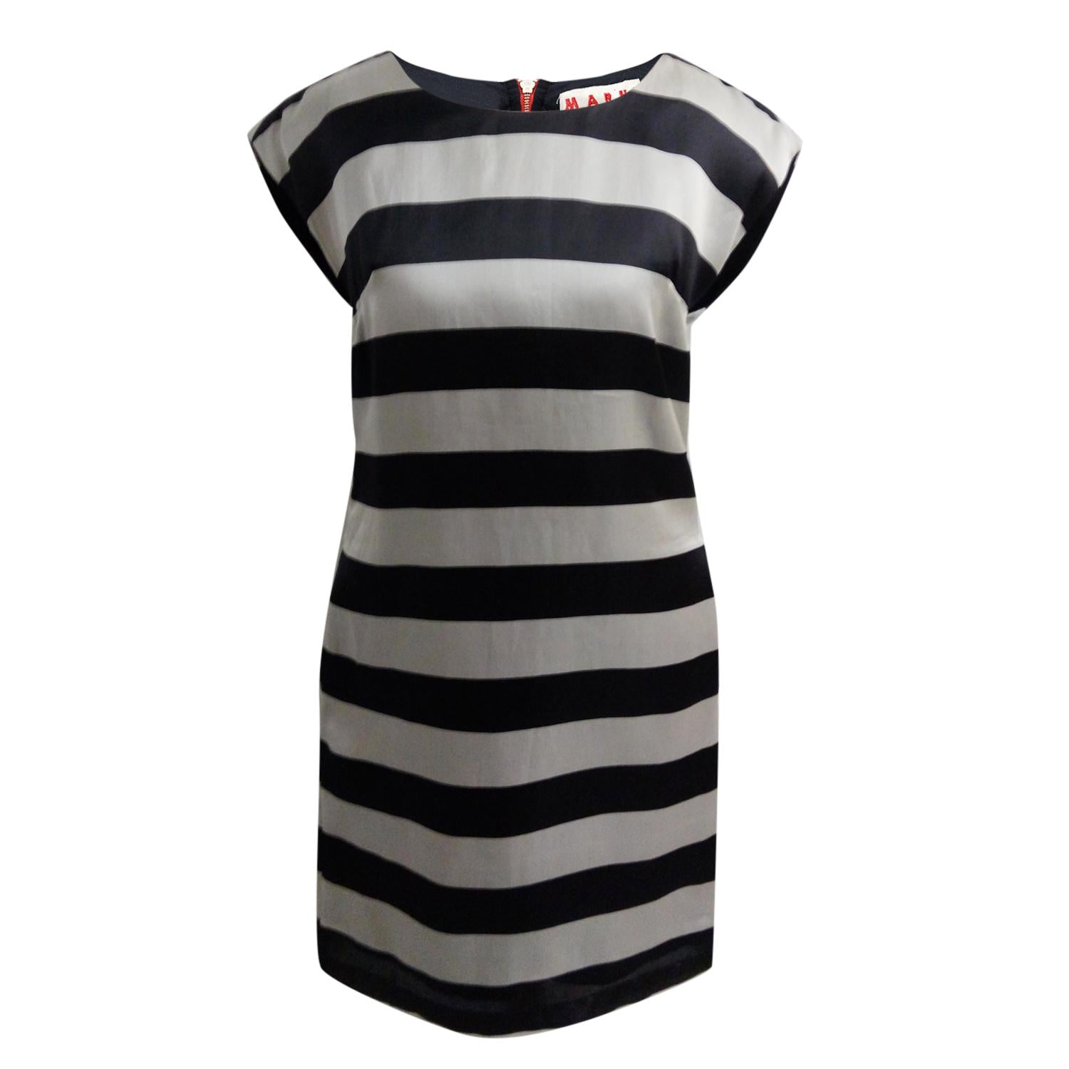 Marni Silk Striped Dress