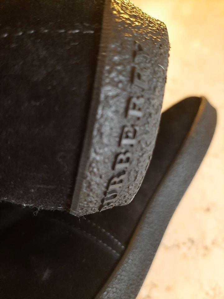 Burberry Black Sheepskin Lined Ankle Boots