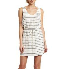 Joie Porcelain Silk Striped Dress