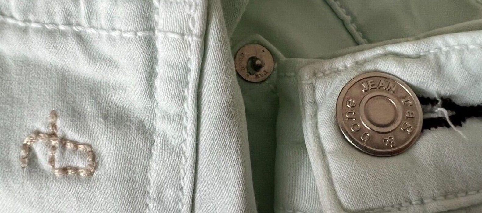 Mint green stretch-denim skinny jeans