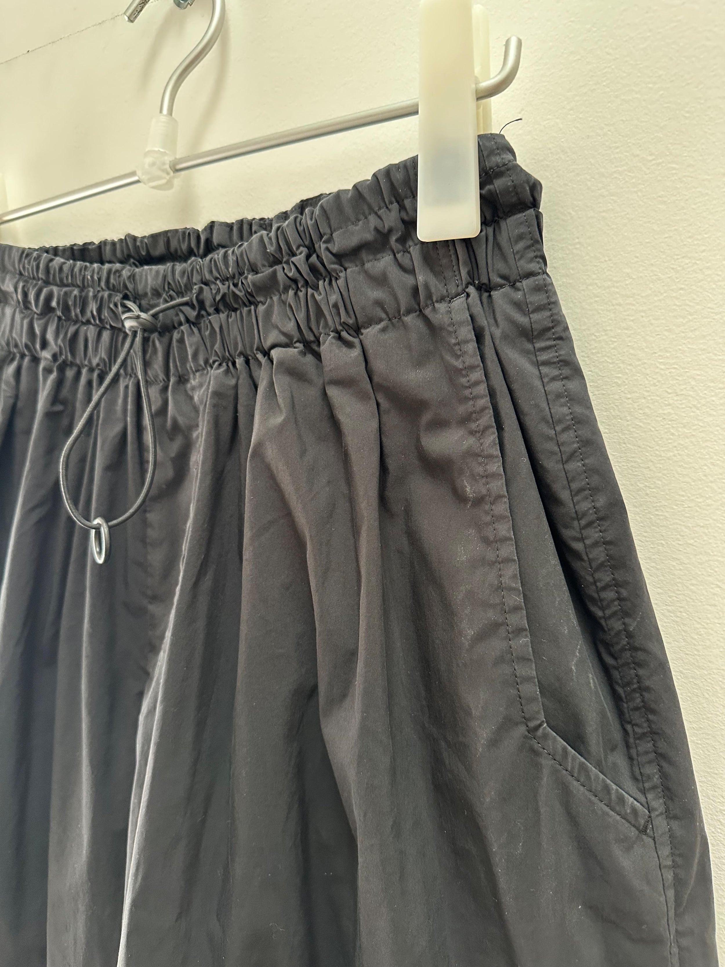 Yohji Yamamoto Black Parachute Pants