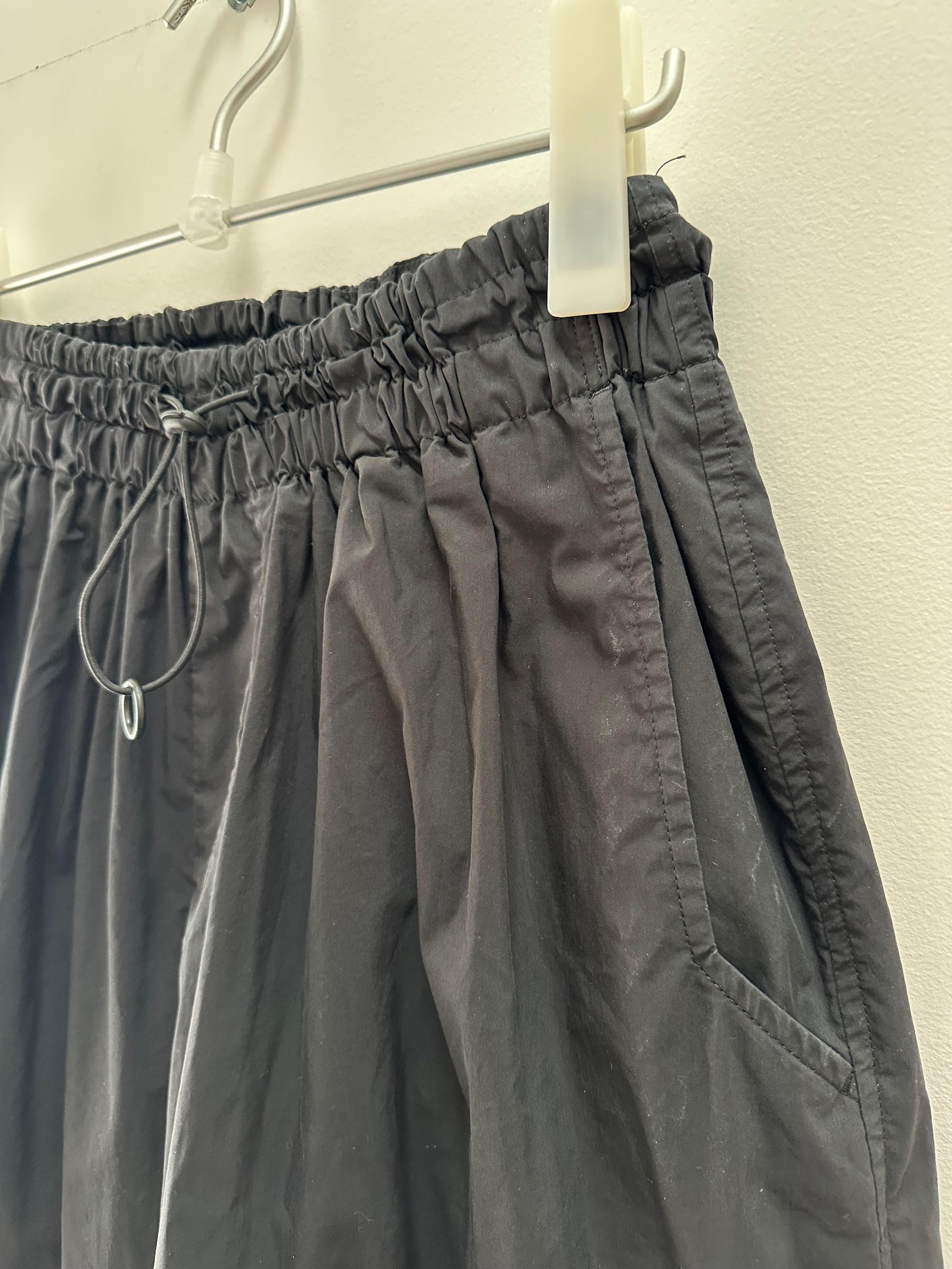 Yohji Yamamoto Black Parachute Pants