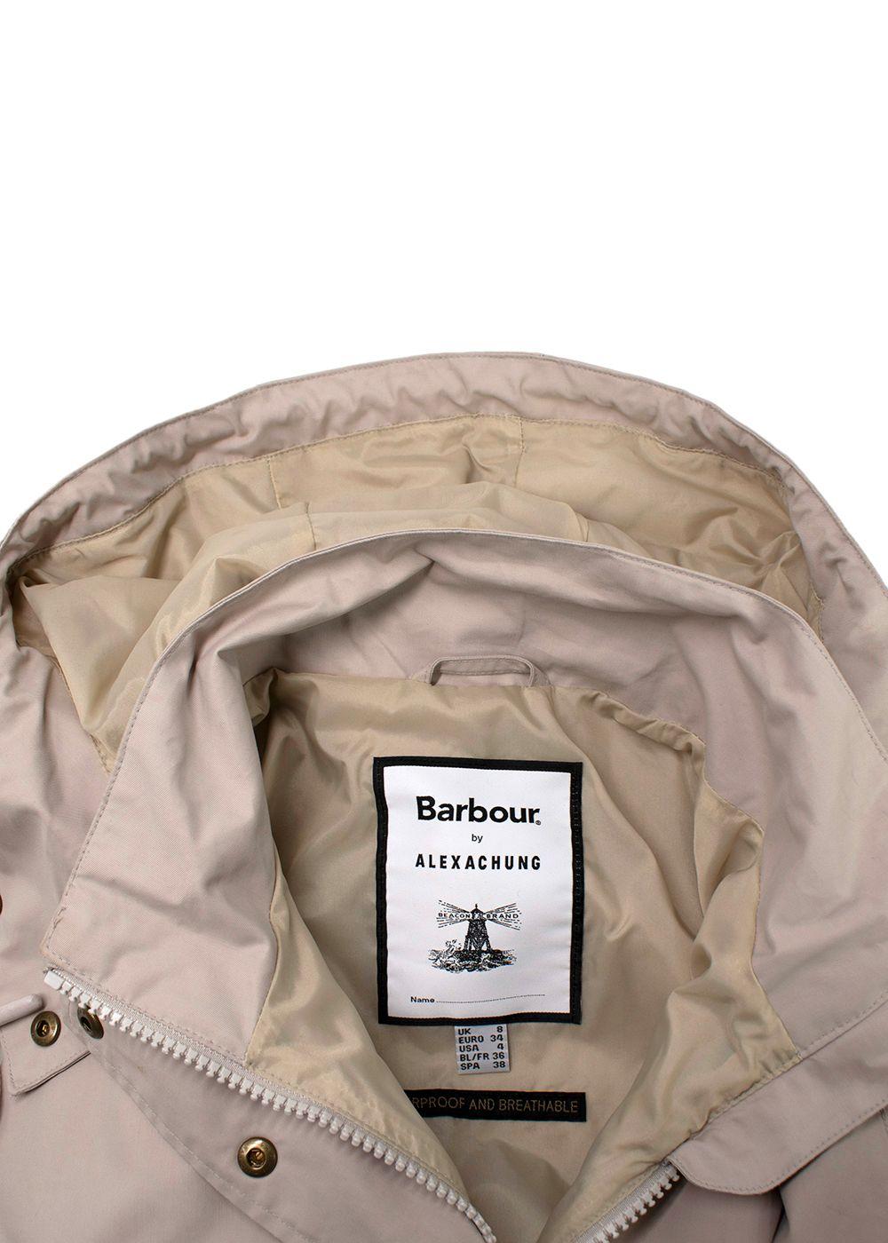 Barbour by Alexa Chung Beige Earnest Raincoat