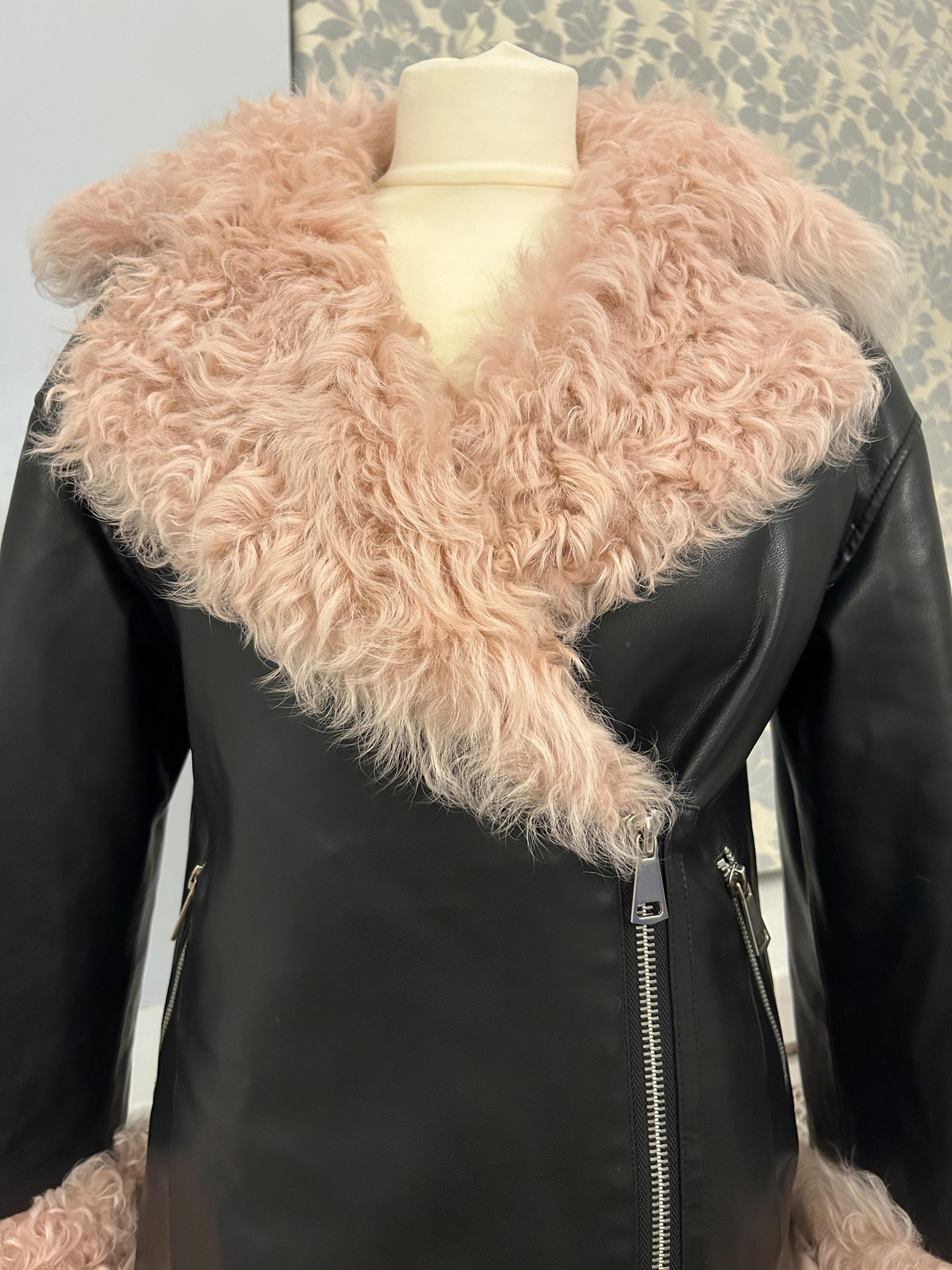 Charlotte Simone Black Bowie Leather Jacket