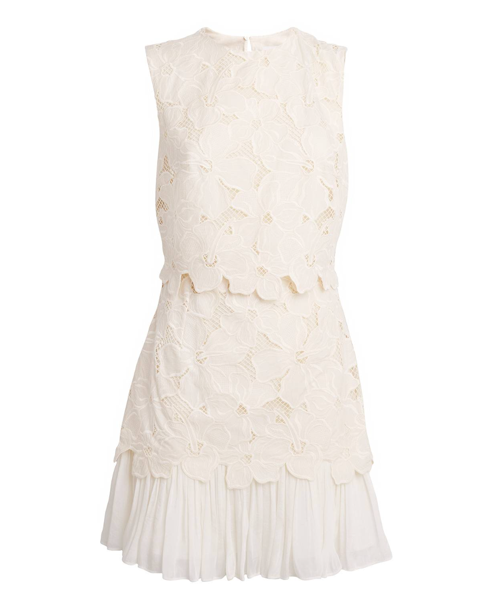 Sandro Guipure Lace Mini Dress