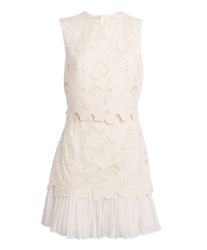 Sandro Guipure Lace Mini Dress