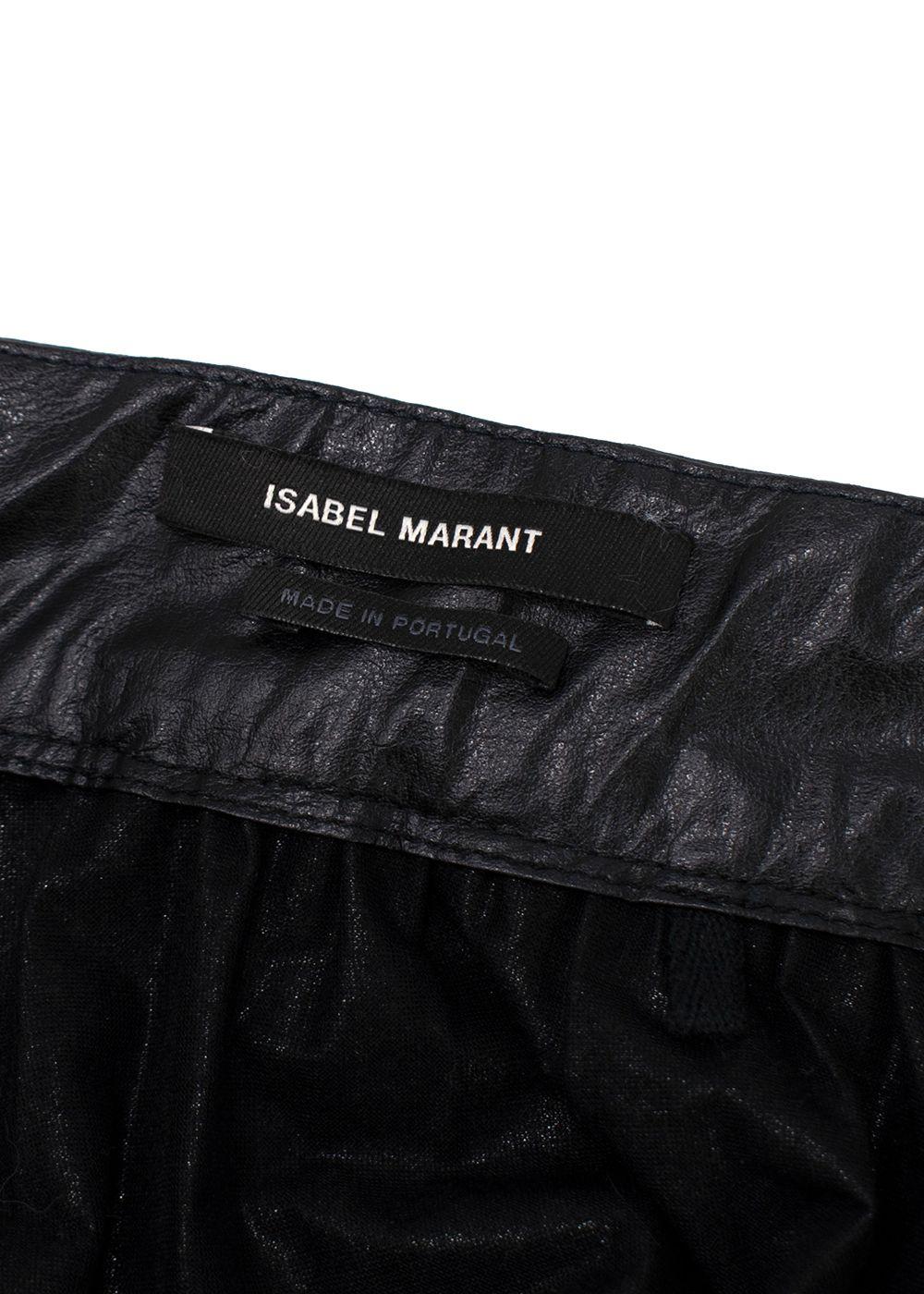 Isabel Marant Black Davies Asymmetric Skirt