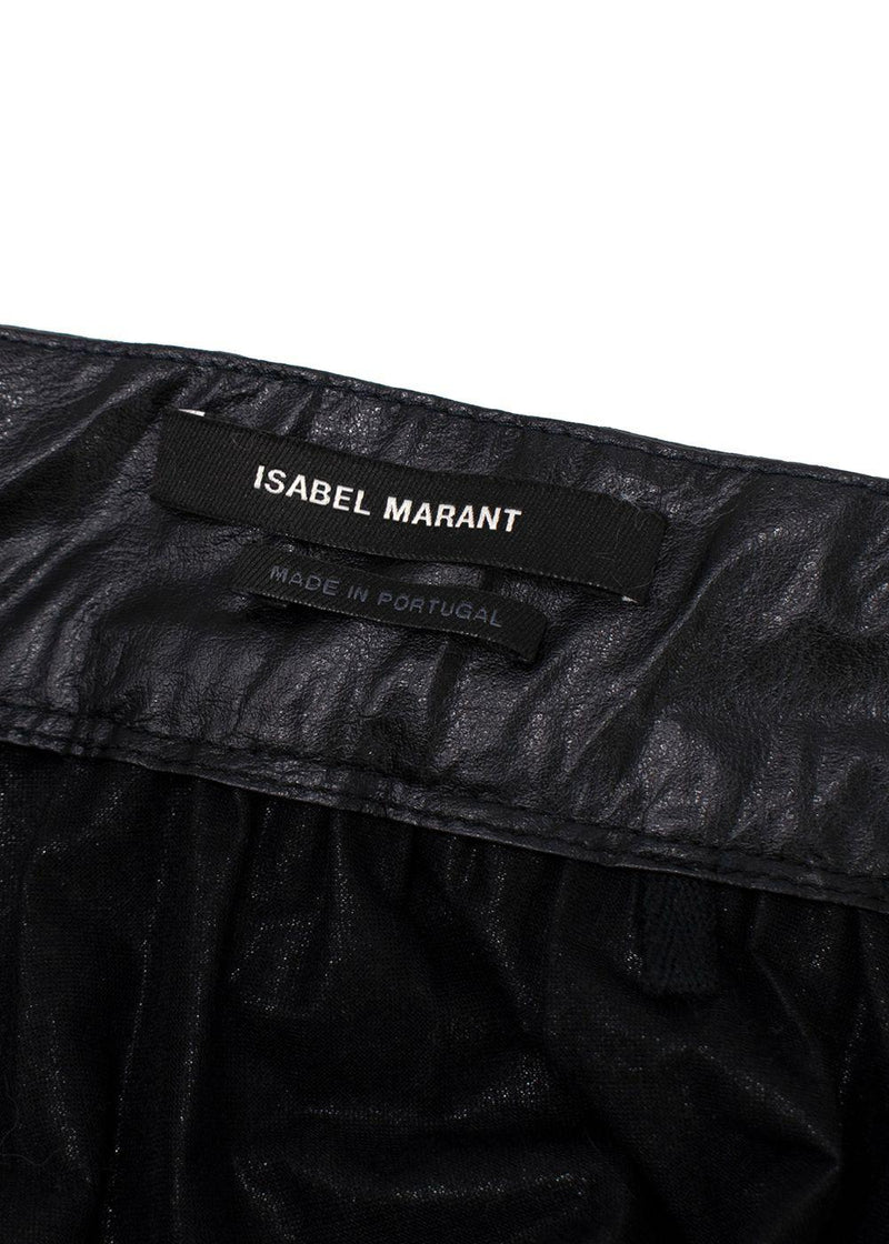 Isabel Marant Black Davies Asymmetric Skirt