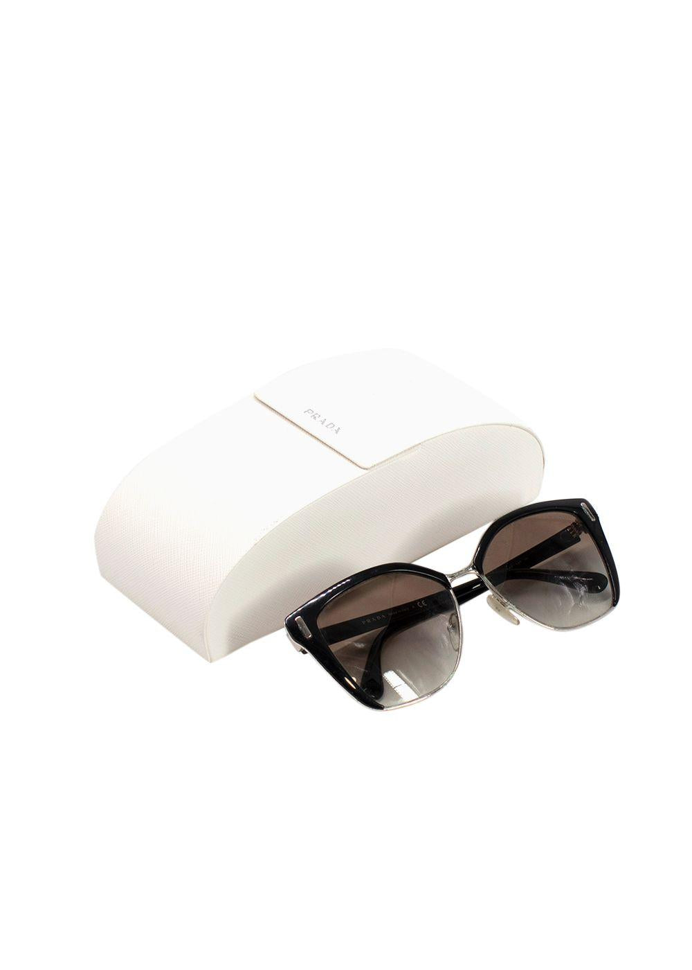 Prada Black Cat-eye Sunglasses