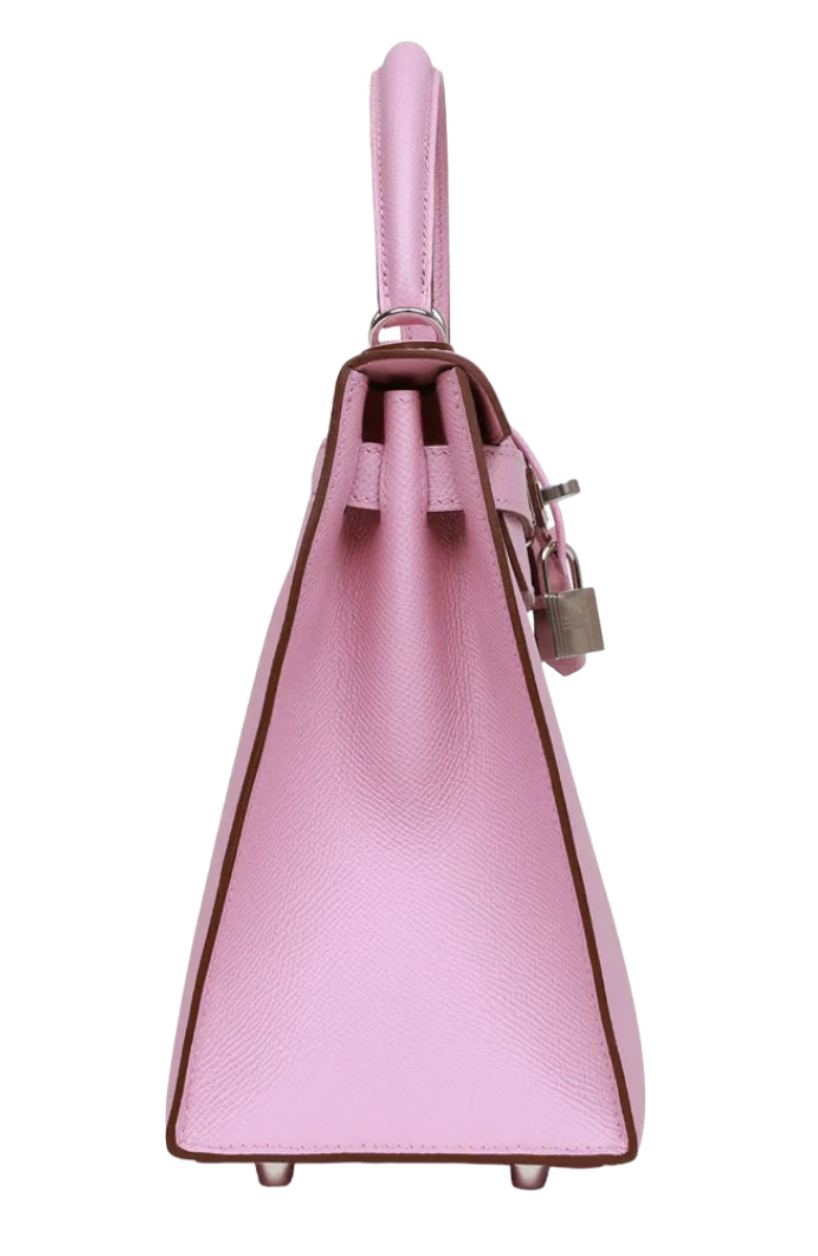 Hermès Kelly 28 Epsom Sellier Mauve Sylvestre