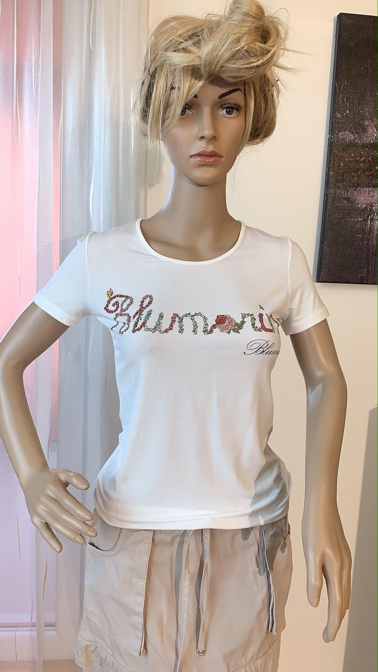 White Logo Print Cotton Jersey T-Shirt