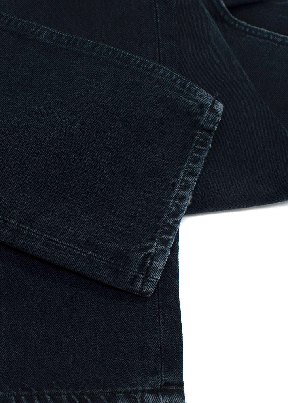 Agolde Black Straight Leg Denim Jeans