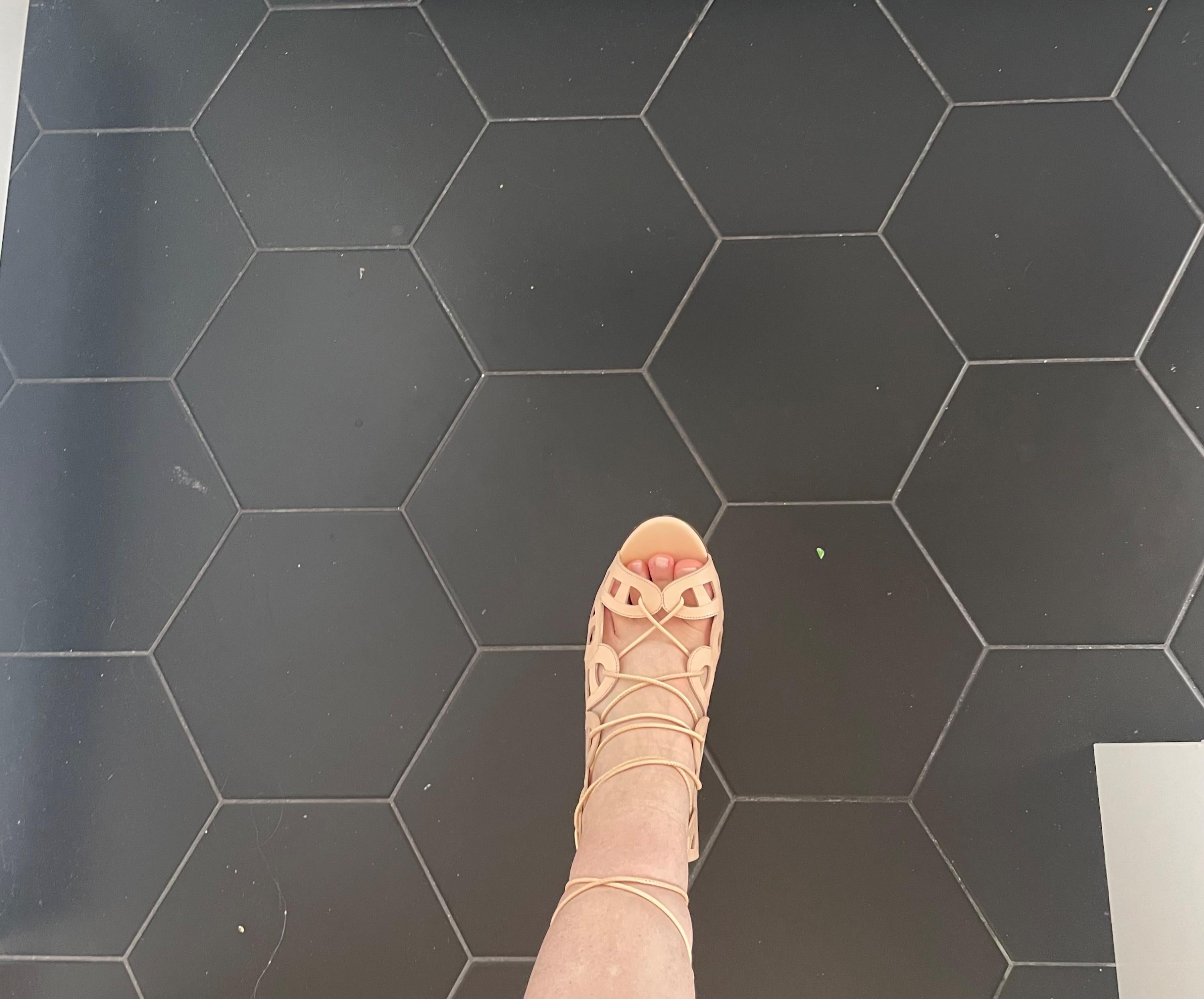 Laser Cut Leather Sandals