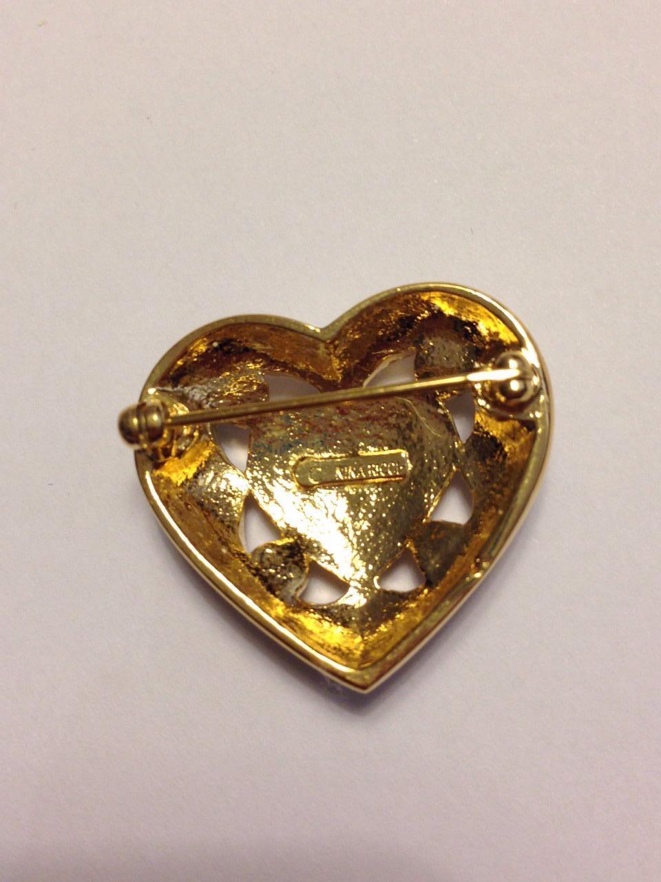 Nina Ricci Crystal Vintage Brooch/ Pendant