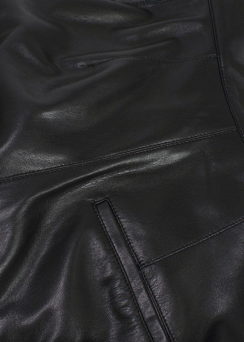 Nanushka Black Vegan Leather Trousers