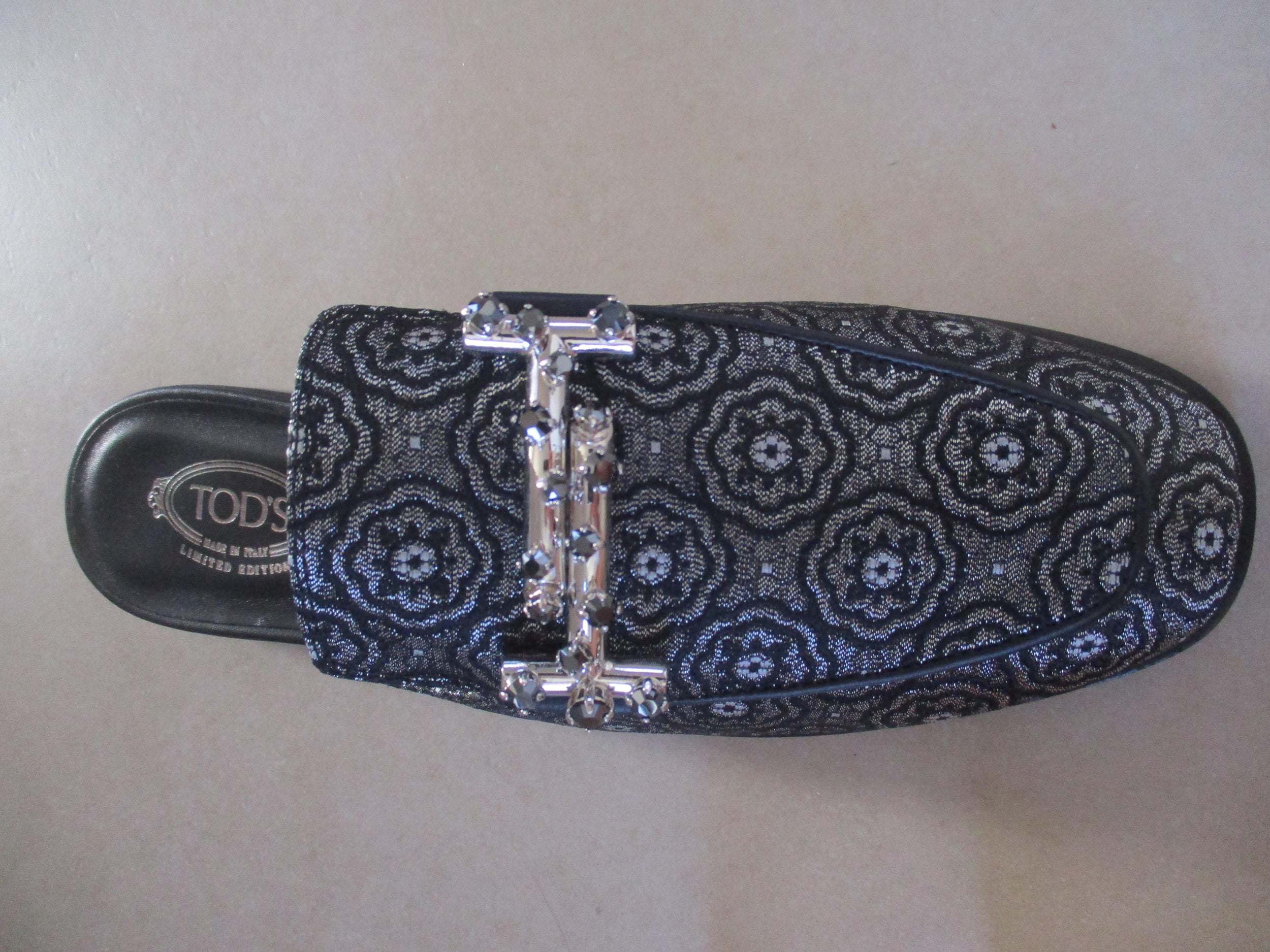 Tods Jacquard Flat Mules LIMITED EDITION
